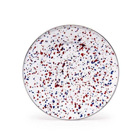 AM07S4 - Set of 4 Americana Dinner Plates - Golden Rabbit Enamelware