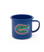U of Florida Enamelware 16oz Mug, Medium Blue Speckle