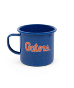 CK112MBU-UF01 - U of Florida Enamelware 16oz Mug, Medium Blue Speckle - Golden Rabbit Enamelware
