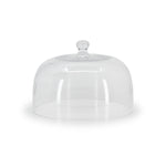 BL76C - Black Swirl Cake Plate with Cover