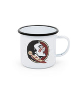 Florida State Enamelware 16oz Mug, Black Rim