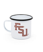 Florida State Enamelware 16oz Mug, Black Rim