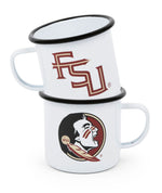 Florida State Enamelware 16oz Mug, Black Rim