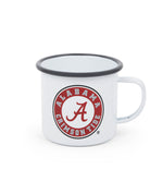 U of Alabama Enamelware 16oz Mug, Grey Rim