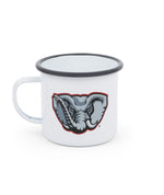 U of Alabama Enamelware 16oz Mug, Grey Rim