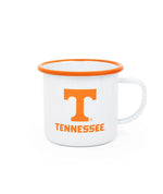 CV112ORA-UT01 - U of Tennessee Enamelware 16oz Mug, Orange Rim - Golden Rabbit Enamelware