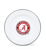 U of Alabama Enamelware Dinner Plates, Grey Rim, Set of 4