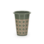 Domino x CCH Wicker 14 oz Tumblers, Set of 4