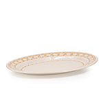 Domino x CCH Wicker Small 14 inch Oval Tray