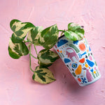 Lisa Congdon x CCH Pink Dog 14 oz Tumbler, Black Rim