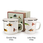 FF86 - Fishing Fly 16 oz Latte Mug Gift Box