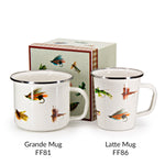 FF86 - Fishing Fly 16 oz Latte Mug Gift Box