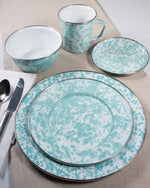 GL06 - Sea Glass Oval Platter - Golden Rabbit Enamelware