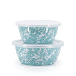 Sea Glass Swirl 2 pc Prep Bowl Set