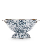 GYCOLS - Grey Swirl Set Of Colanders - Golden Rabbit Enamelware