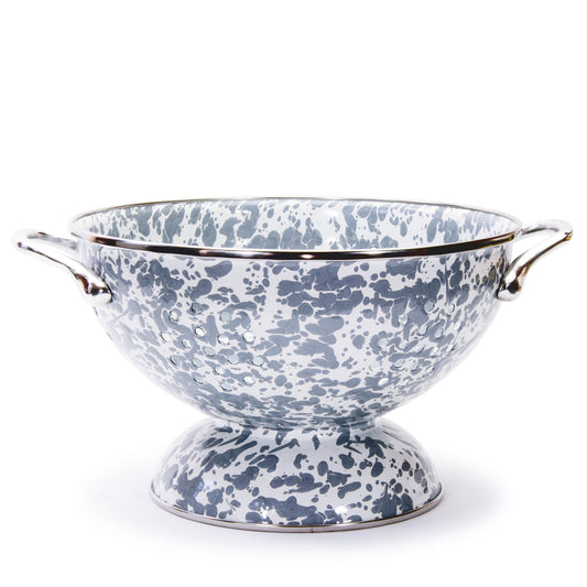 GY27 - Grey Swirl Medium Colander 2