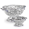 Grey Swirl Large And Petite Colanders