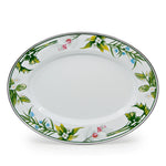 HB06 - Herb Oval Platter - Golden Rabbit Enamelware