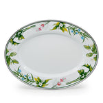 HB06 - Herb Oval Platter - Golden Rabbit Enamelware