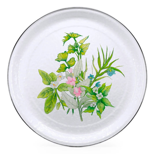HB21 - Herb Medium Tray - Golden Rabbit Enamelware