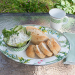 HB06 - Herb Oval Platter - Golden Rabbit Enamelware