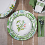 HB69S4 - Herbs Sandwich Plates - Set of 4 - Golden Rabbit Enamelware