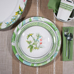 HB69S4 - Herbs Sandwich Plates - Set of 4 - Golden Rabbit Enamelware