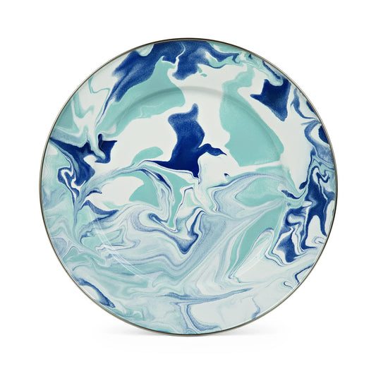 LG26S2 - Lagoon Chargers - Set of 2 - Golden Rabbit Enamelware