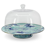 LG76 - Lagoon Cake Plate - Golden Rabbit Enamelware