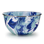 LG89 - Lagoon Large Salad Bowl - Golden Rabbit Enamelware