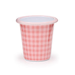 Max Humphrey x CCH Plaid 10 oz Short Tumblers, Blue, Set of 4