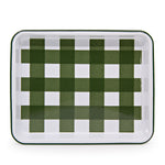 Max Humphrey x CCH Gingham Small Rectangle Tray, Blue