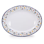 Max Humphrey x CCH Flowers Small 14 inch Oval Tray, Blue