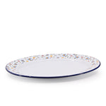 Max Humphrey x CCH Flowers Small 14 inch Oval Tray, Blue