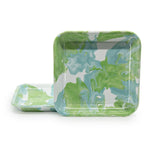 MM09S2 - Modern Monet Square Trays - Set of 2 - Golden Rabbit Enamelware