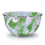 MM89 - Modern Monet Large Salad Bowl - Golden Rabbit Enamelware