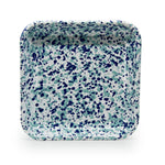 OC09S2 - Ocean Swirl Square Trays - Set of 2 - Golden Rabbit Enamelware