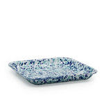 OC09S2 - Ocean Swirl Square Trays - Set of 2 - Golden Rabbit Enamelware