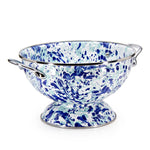 OCCOLS - Ocean Swirl Set Of Colanders - Golden Rabbit Enamelware