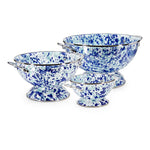 OCCOLS - Ocean Swirl Set Of Colanders - Golden Rabbit Enamelware