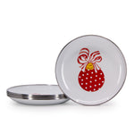 OM62S4 - Set of 4 Ornament Appetizer Plates Primary Image