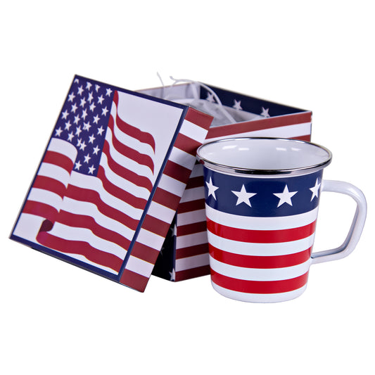 SS86 - Stars and Stripes 16 oz Latte Mug Gift Box 2
