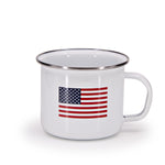 Set of 4 US Flag Grande Mugs