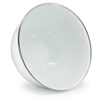 WW89 - Solid White Large Salad Bowl - Golden Rabbit Enamelware