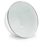 WW89 - Solid White Large Salad Bowl - Golden Rabbit Enamelware