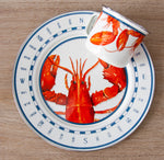 LS26S2 - Lobster Chargers - Set of 2 - Golden Rabbit Enamelware