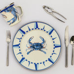 SE07S4 - Set of 4 Blue Crab Dinner Plates AltImage3