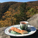 FT06 - Forest Glen Oval Platter - Golden Rabbit Enamelware