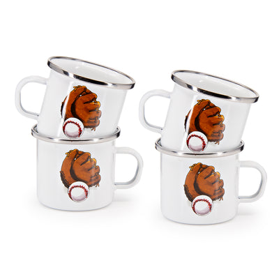 BA20S4 - Set of 4 Baseball Child Mugs  Primary Image