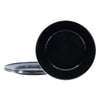 Black Solid Dinner Plates - Set of 4